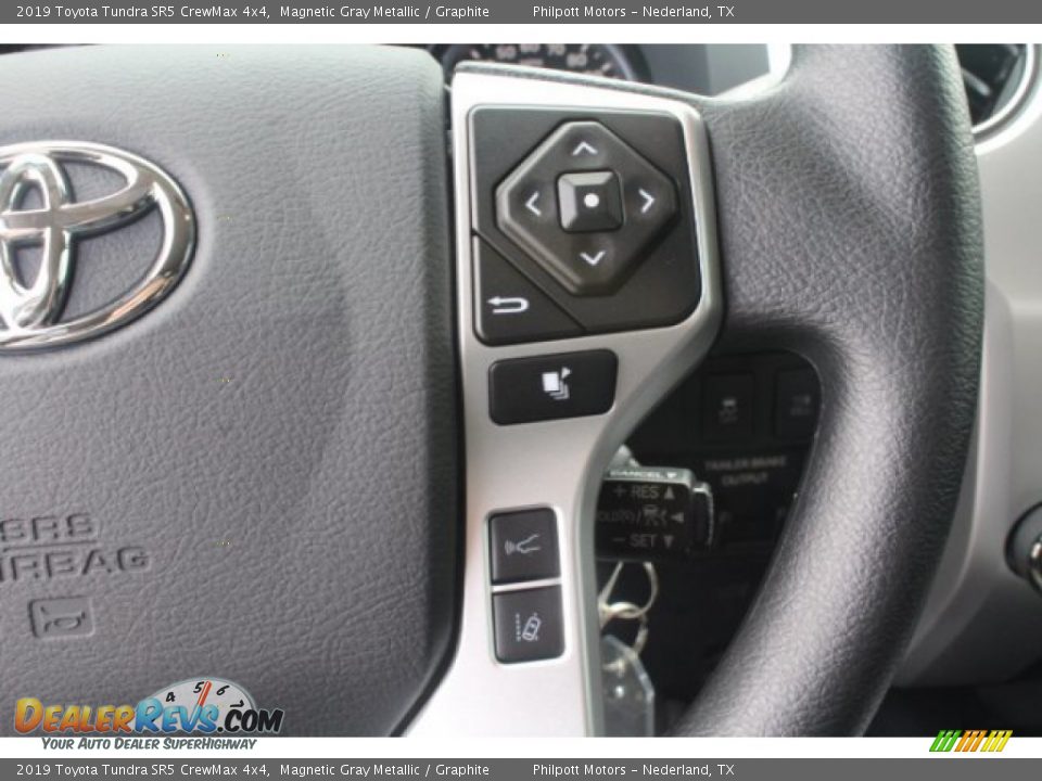 2019 Toyota Tundra SR5 CrewMax 4x4 Magnetic Gray Metallic / Graphite Photo #16