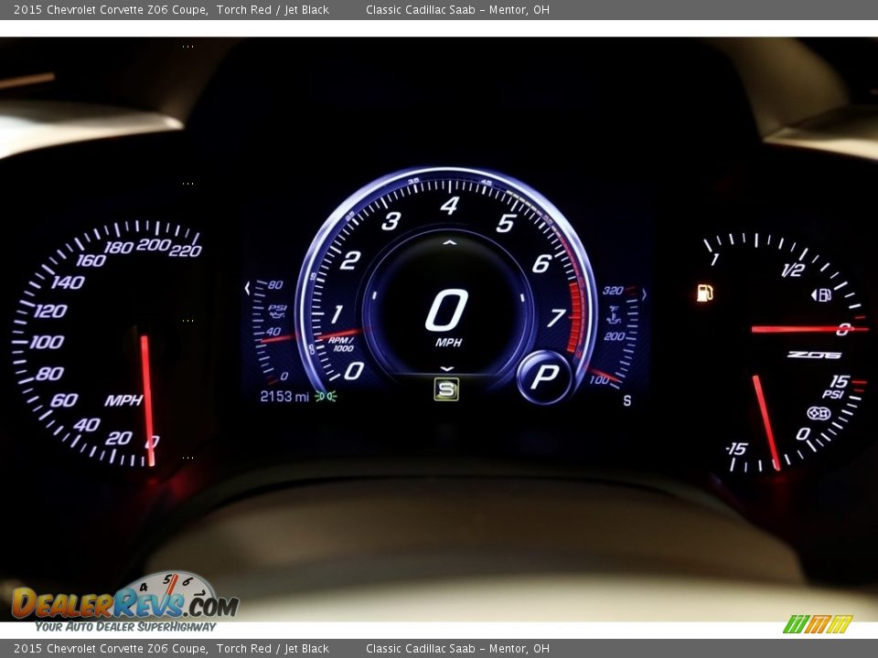 2015 Chevrolet Corvette Z06 Coupe Gauges Photo #10