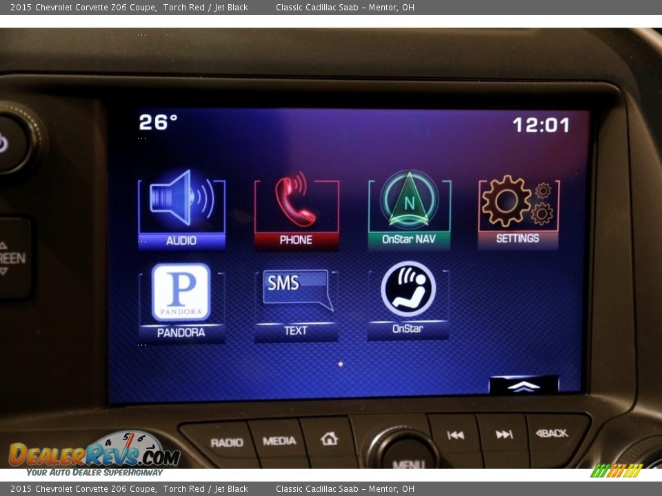 2015 Chevrolet Corvette Z06 Coupe Torch Red / Jet Black Photo #12