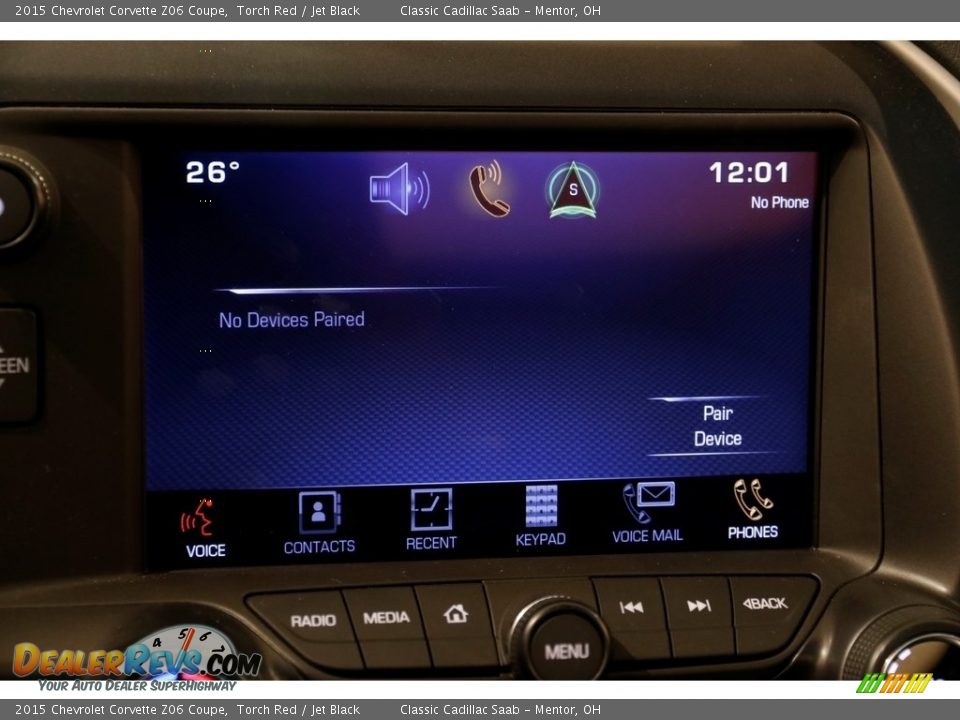 2015 Chevrolet Corvette Z06 Coupe Torch Red / Jet Black Photo #14