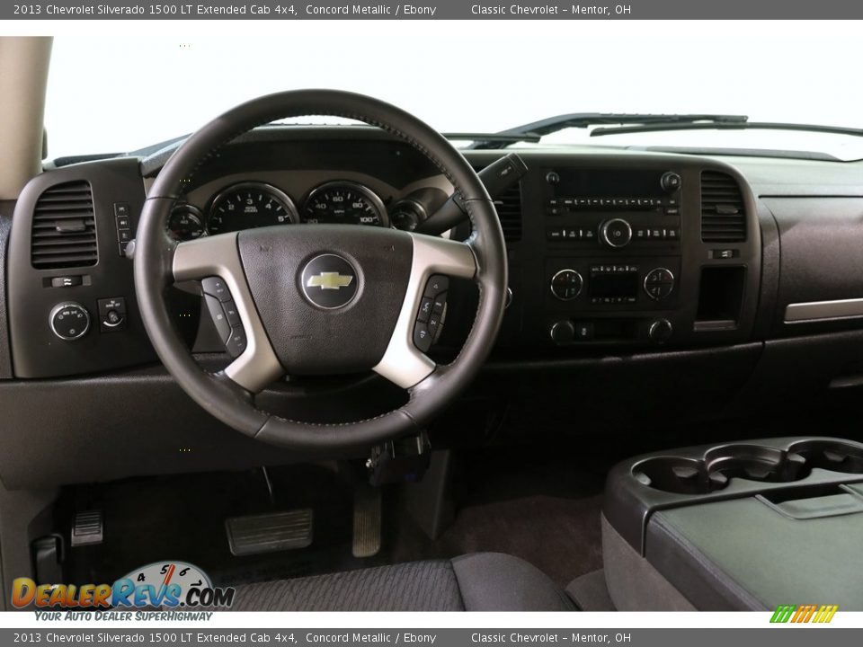 2013 Chevrolet Silverado 1500 LT Extended Cab 4x4 Concord Metallic / Ebony Photo #6
