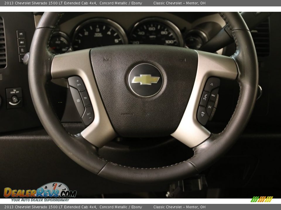 2013 Chevrolet Silverado 1500 LT Extended Cab 4x4 Concord Metallic / Ebony Photo #7