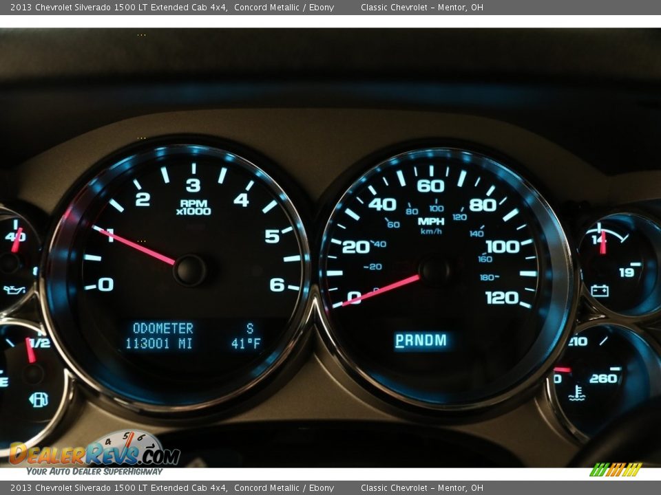 2013 Chevrolet Silverado 1500 LT Extended Cab 4x4 Concord Metallic / Ebony Photo #8