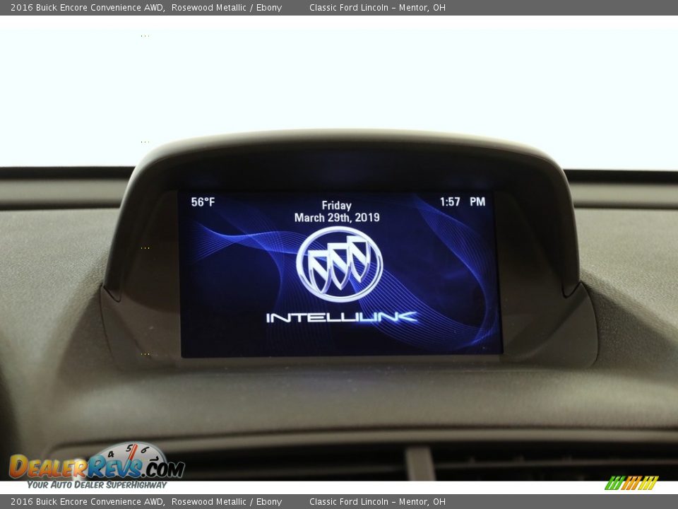 2016 Buick Encore Convenience AWD Rosewood Metallic / Ebony Photo #9