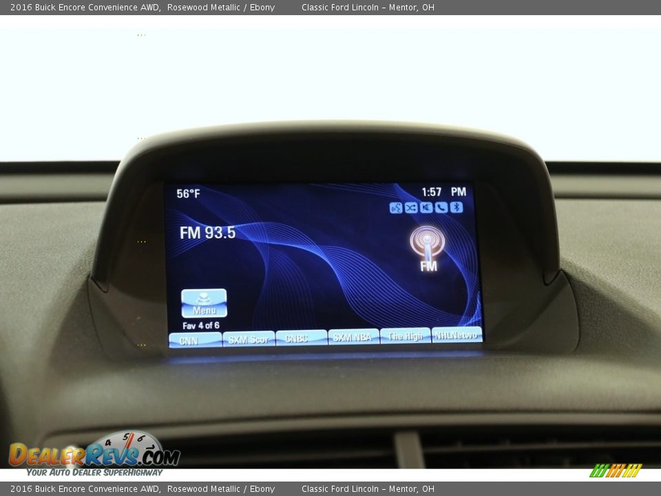 2016 Buick Encore Convenience AWD Rosewood Metallic / Ebony Photo #10