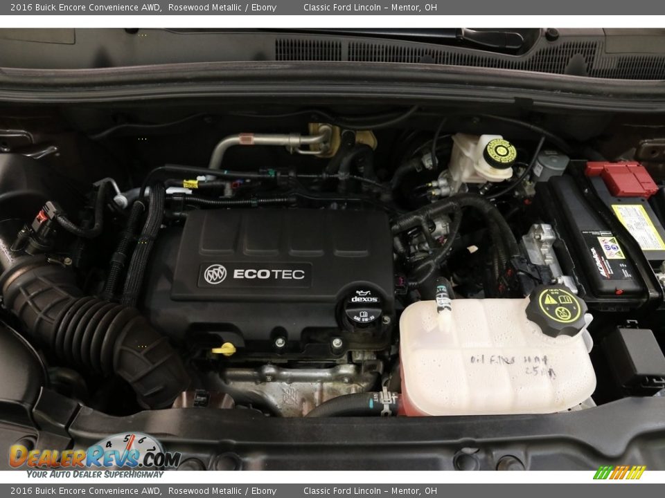 2016 Buick Encore Convenience AWD Rosewood Metallic / Ebony Photo #18