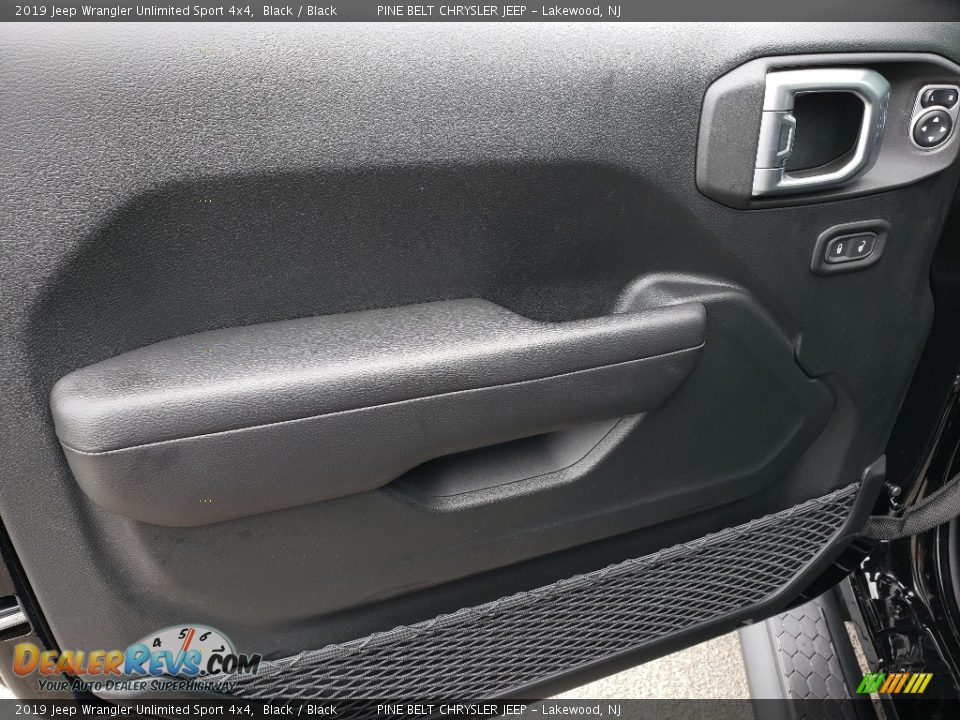 2019 Jeep Wrangler Unlimited Sport 4x4 Black / Black Photo #8