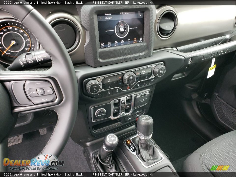 2019 Jeep Wrangler Unlimited Sport 4x4 Black / Black Photo #10