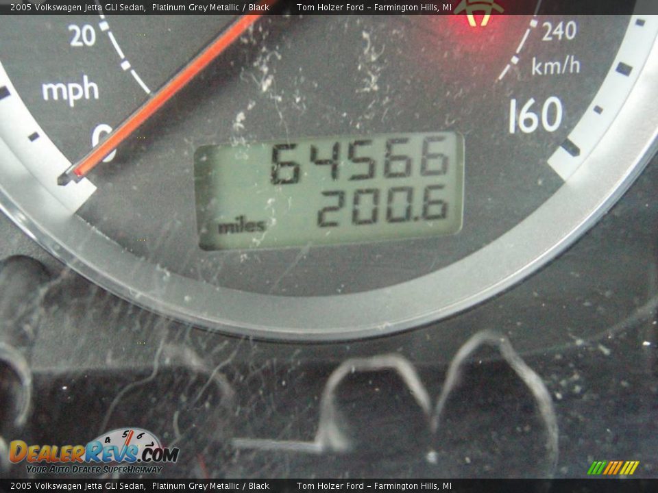 2005 Volkswagen Jetta GLI Sedan Platinum Grey Metallic / Black Photo #11