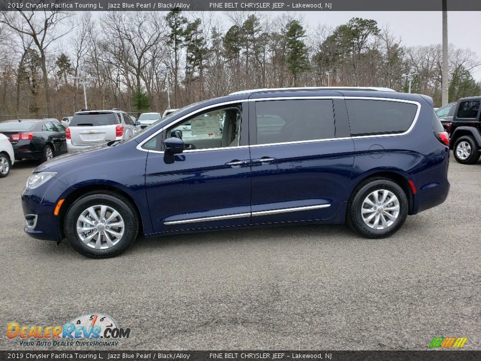 2019 Chrysler Pacifica Touring L Jazz Blue Pearl / Black/Alloy Photo #3