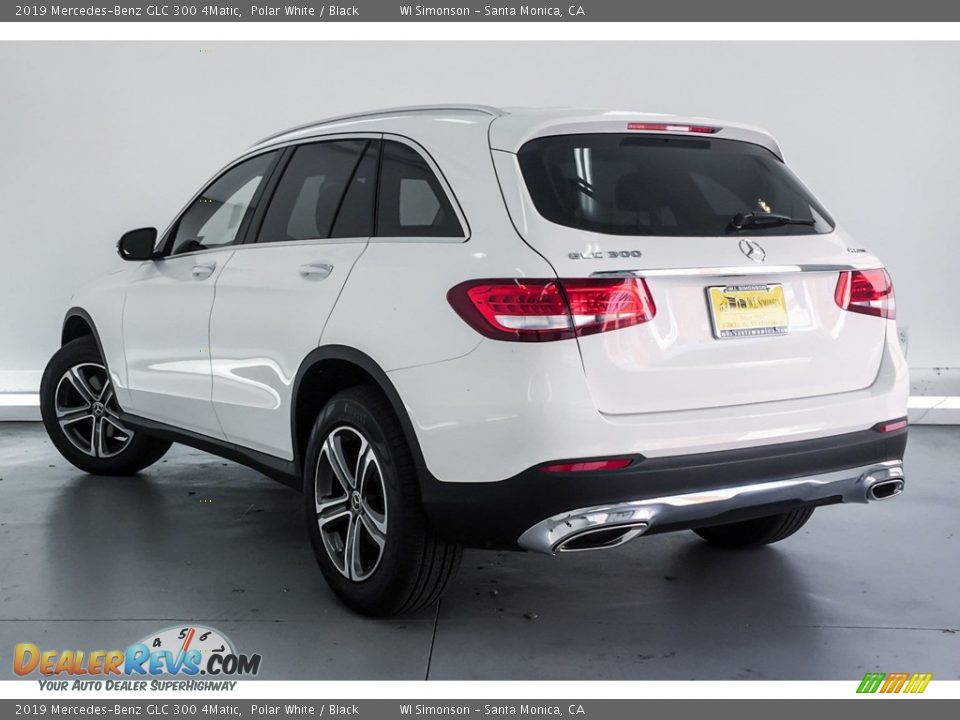 2019 Mercedes-Benz GLC 300 4Matic Polar White / Black Photo #2