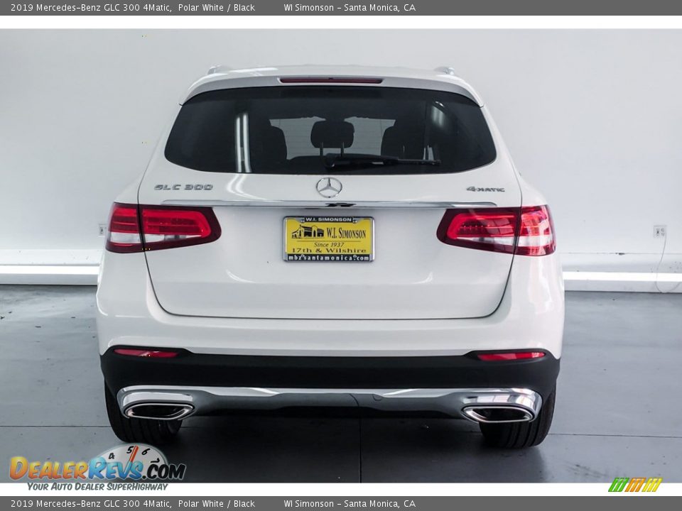 2019 Mercedes-Benz GLC 300 4Matic Polar White / Black Photo #3