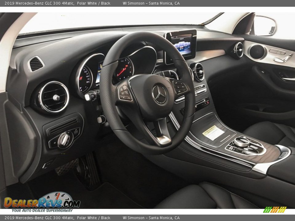 2019 Mercedes-Benz GLC 300 4Matic Polar White / Black Photo #4