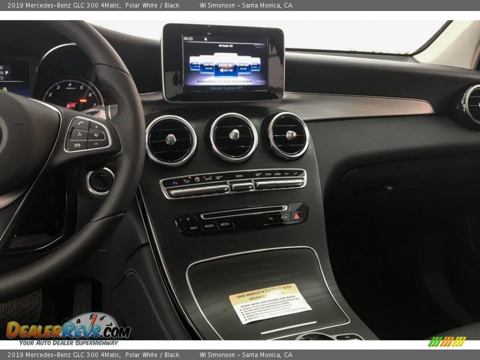 2019 Mercedes-Benz GLC 300 4Matic Polar White / Black Photo #6