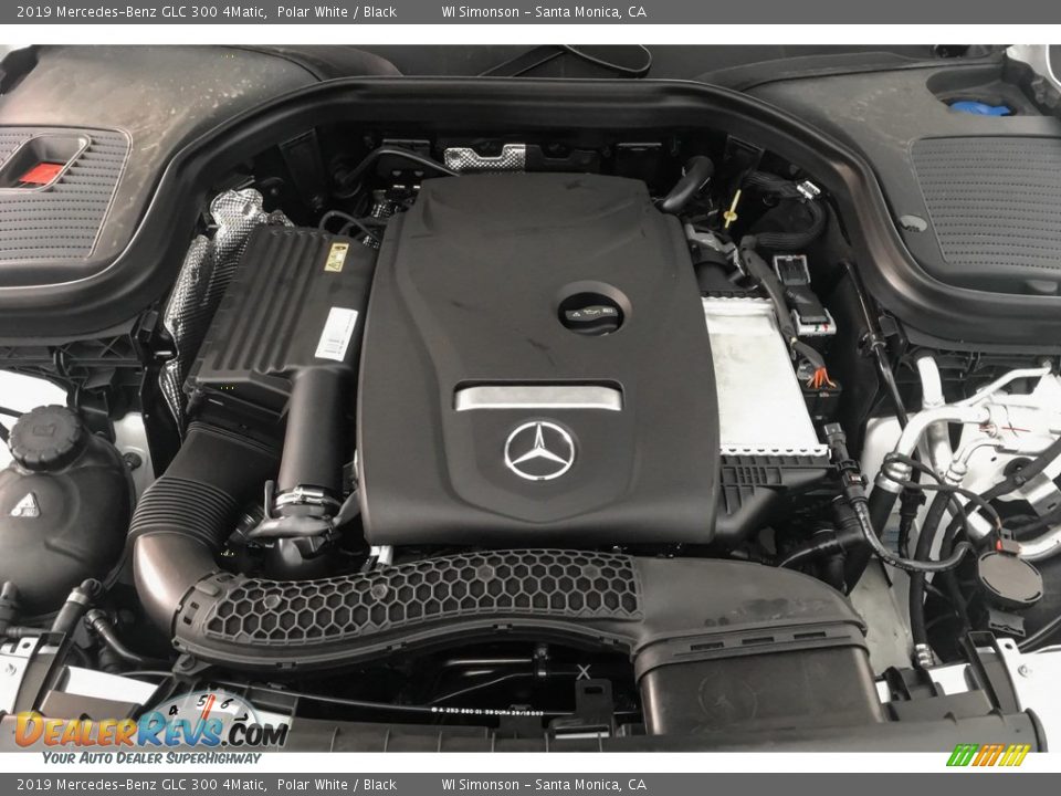 2019 Mercedes-Benz GLC 300 4Matic Polar White / Black Photo #8