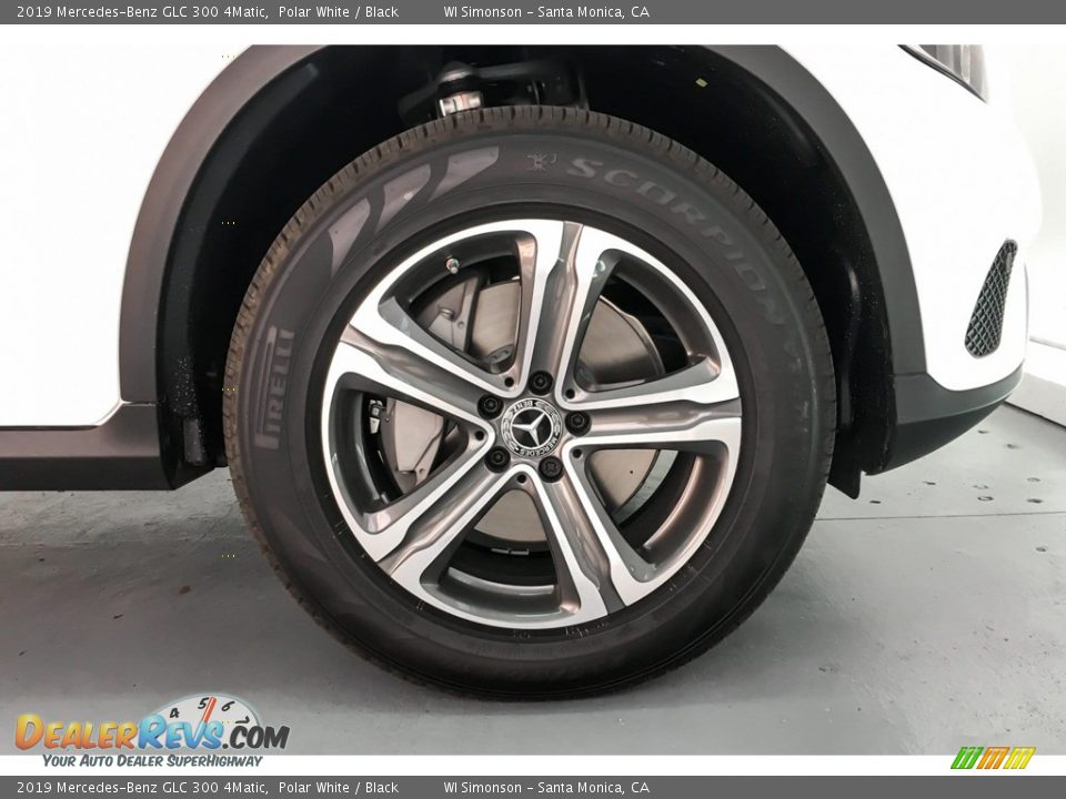 2019 Mercedes-Benz GLC 300 4Matic Polar White / Black Photo #9