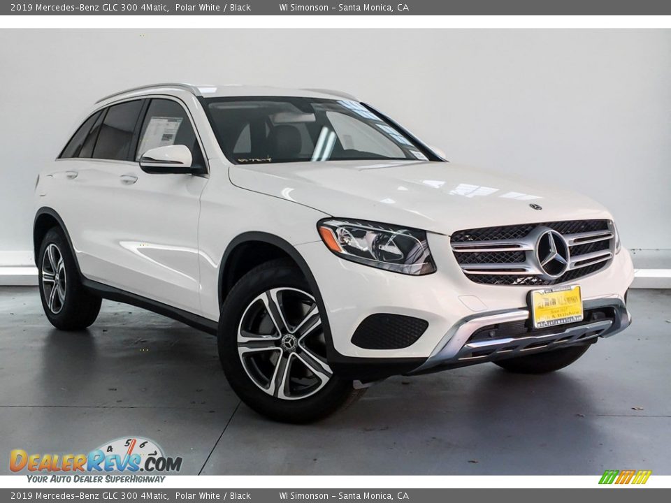2019 Mercedes-Benz GLC 300 4Matic Polar White / Black Photo #12