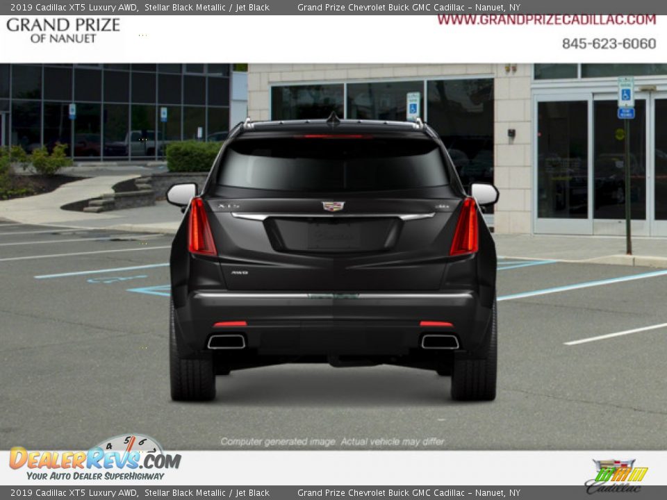 2019 Cadillac XT5 Luxury AWD Stellar Black Metallic / Jet Black Photo #4
