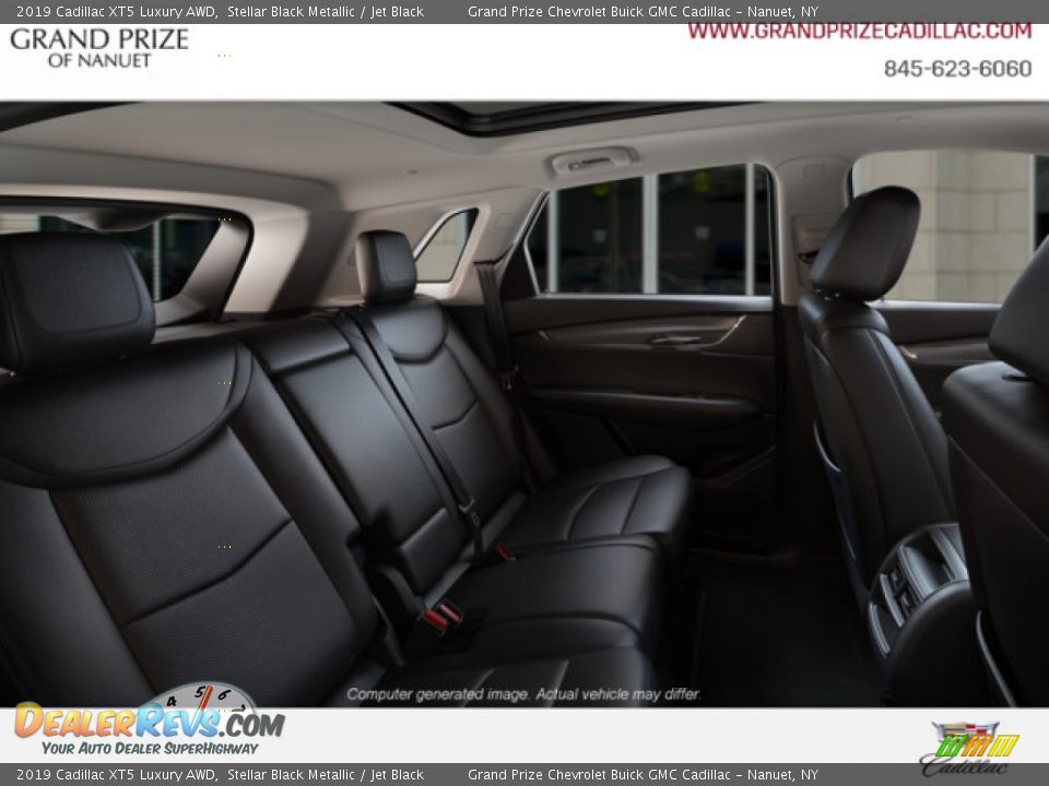 2019 Cadillac XT5 Luxury AWD Stellar Black Metallic / Jet Black Photo #10