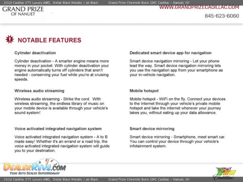 2019 Cadillac XT5 Luxury AWD Stellar Black Metallic / Jet Black Photo #11