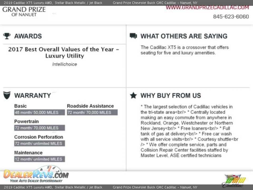 2019 Cadillac XT5 Luxury AWD Stellar Black Metallic / Jet Black Photo #13