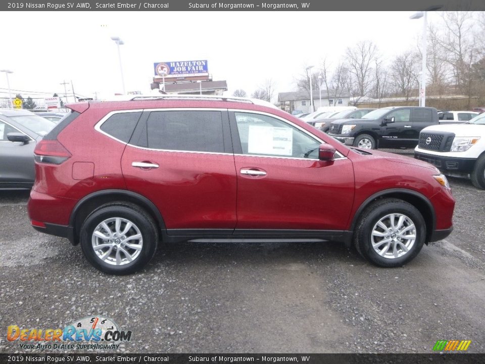 2019 Nissan Rogue SV AWD Scarlet Ember / Charcoal Photo #3