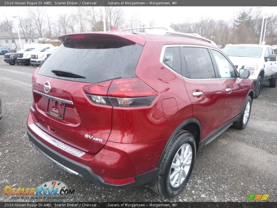 2019 Nissan Rogue SV AWD Scarlet Ember / Charcoal Photo #4