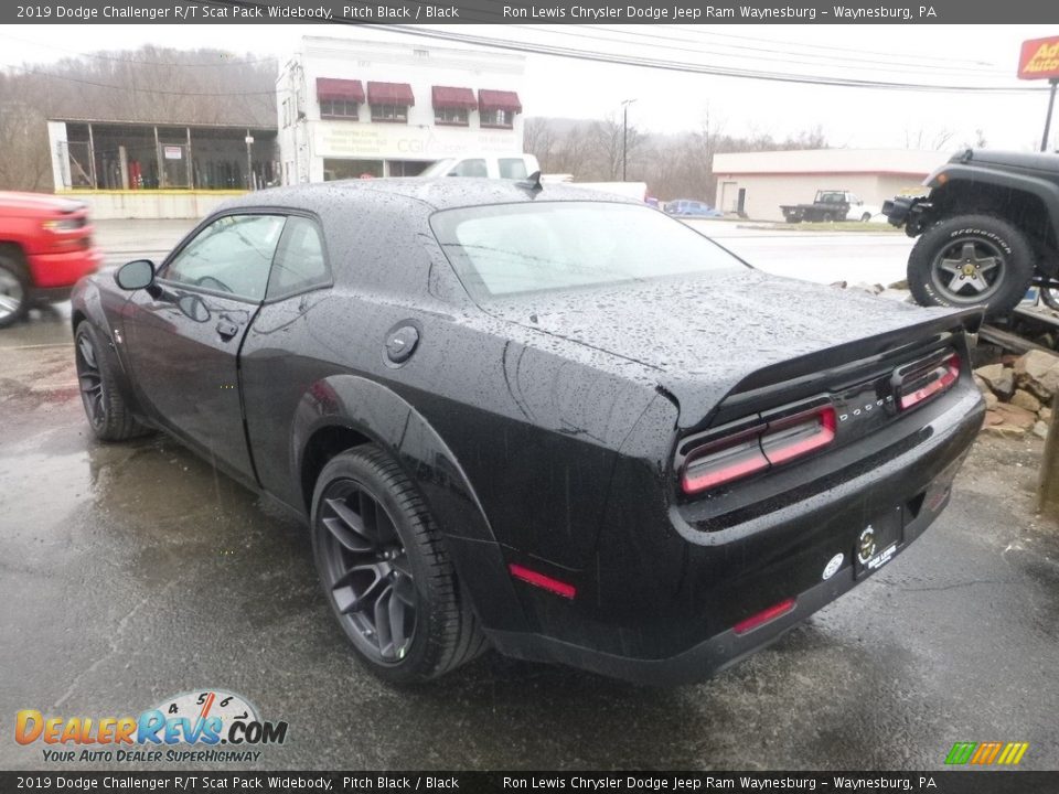 2019 Dodge Challenger R/T Scat Pack Widebody Pitch Black / Black Photo #4