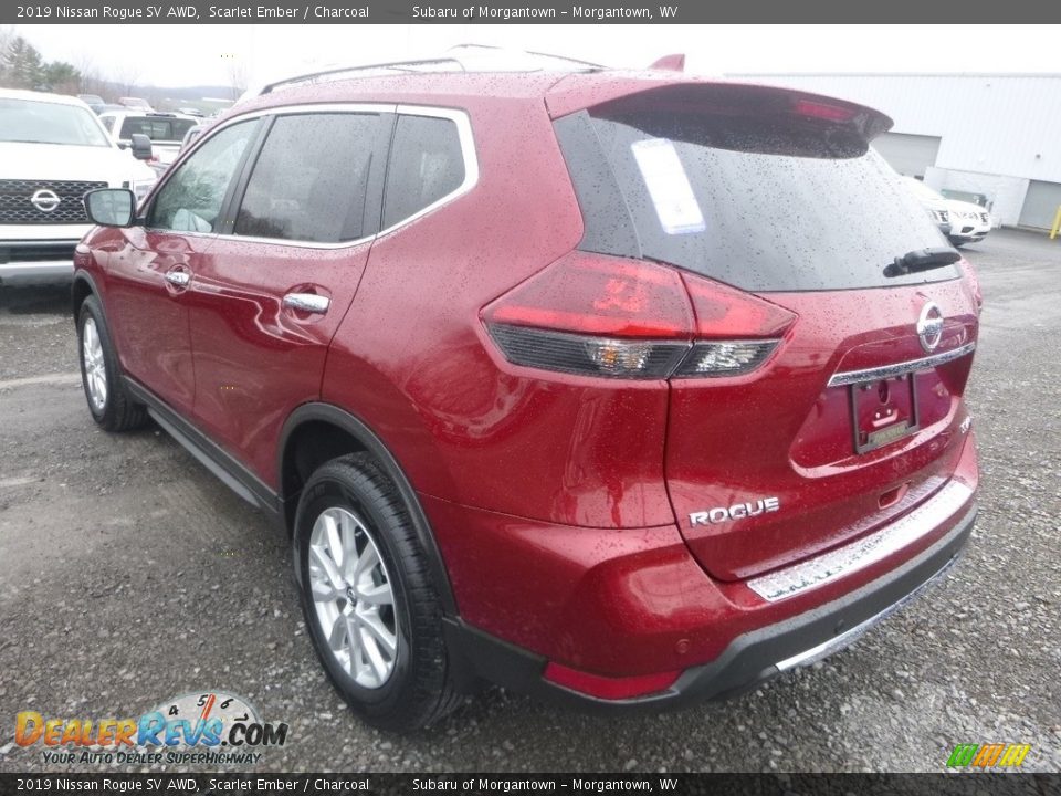 2019 Nissan Rogue SV AWD Scarlet Ember / Charcoal Photo #6