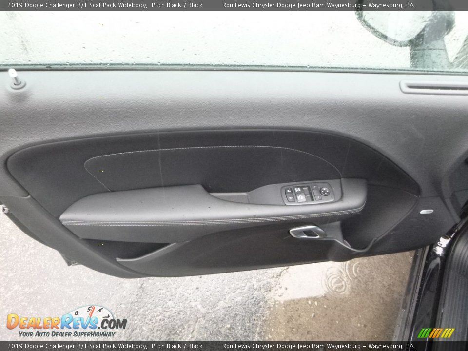 2019 Dodge Challenger R/T Scat Pack Widebody Pitch Black / Black Photo #12