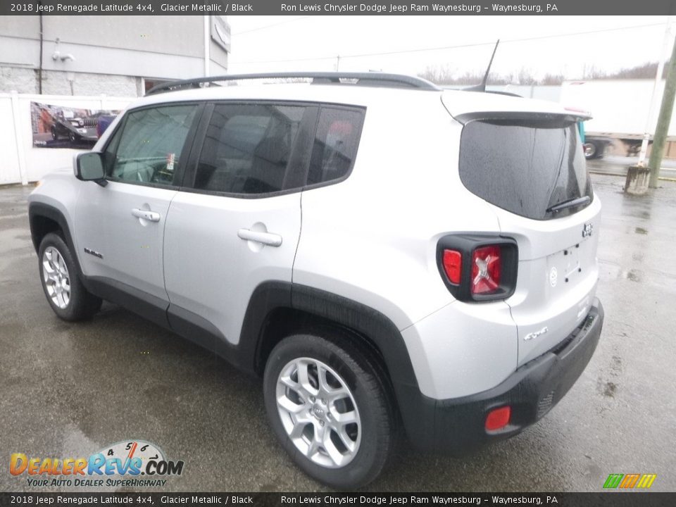 2018 Jeep Renegade Latitude 4x4 Glacier Metallic / Black Photo #3