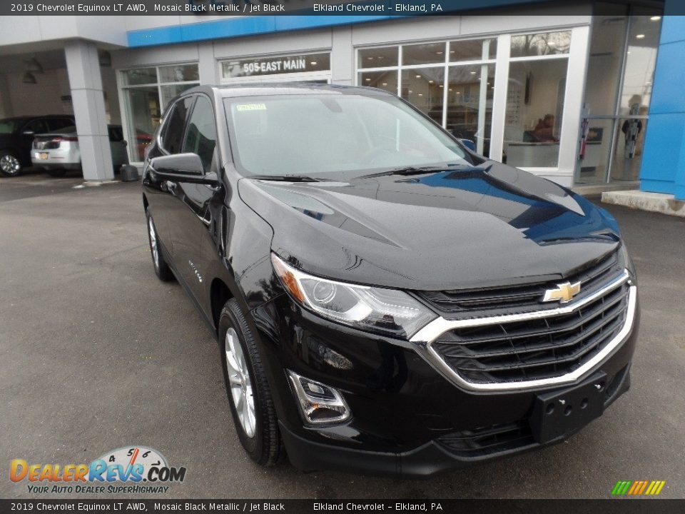 2019 Chevrolet Equinox LT AWD Mosaic Black Metallic / Jet Black Photo #1