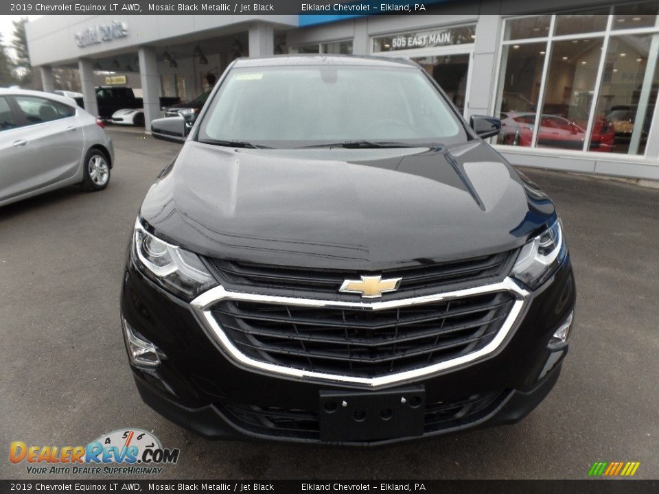2019 Chevrolet Equinox LT AWD Mosaic Black Metallic / Jet Black Photo #2