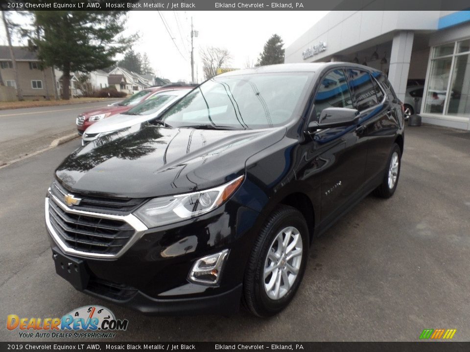 2019 Chevrolet Equinox LT AWD Mosaic Black Metallic / Jet Black Photo #3