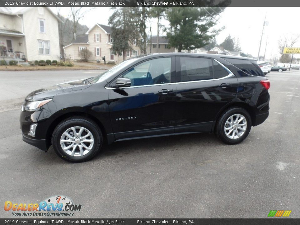 2019 Chevrolet Equinox LT AWD Mosaic Black Metallic / Jet Black Photo #4