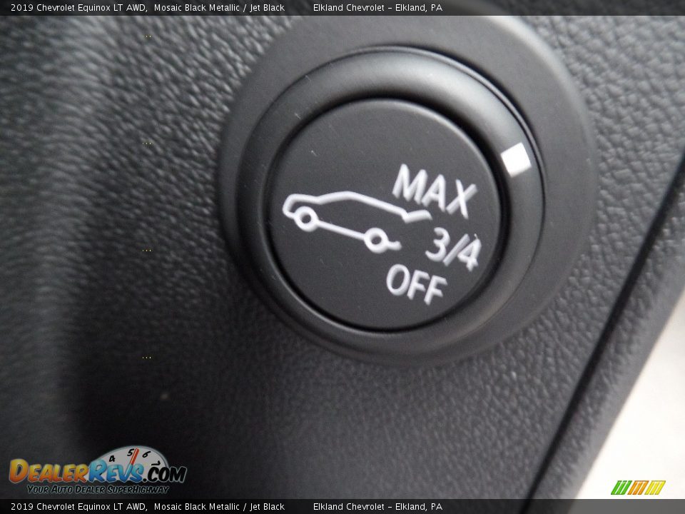 2019 Chevrolet Equinox LT AWD Mosaic Black Metallic / Jet Black Photo #23