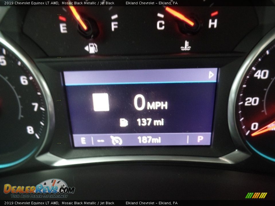 2019 Chevrolet Equinox LT AWD Mosaic Black Metallic / Jet Black Photo #25