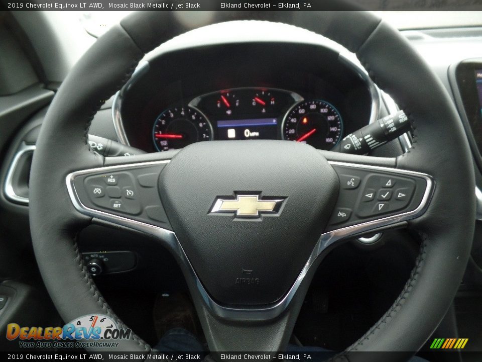 2019 Chevrolet Equinox LT AWD Mosaic Black Metallic / Jet Black Photo #26