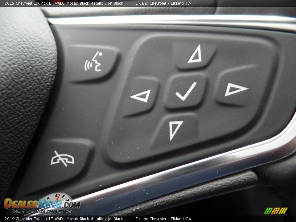 2019 Chevrolet Equinox LT AWD Mosaic Black Metallic / Jet Black Photo #28