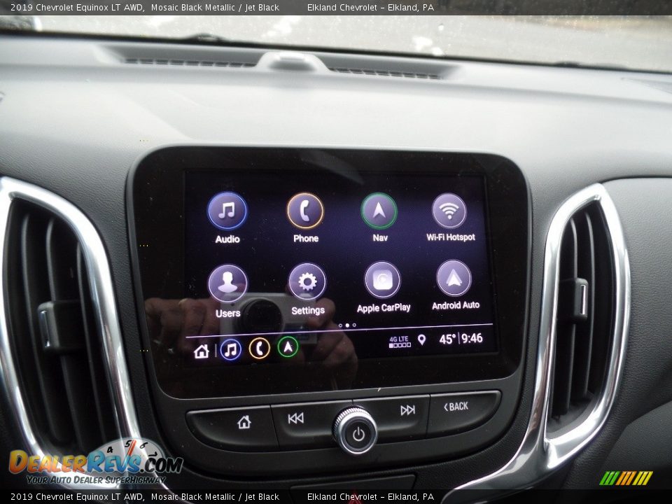 2019 Chevrolet Equinox LT AWD Mosaic Black Metallic / Jet Black Photo #29