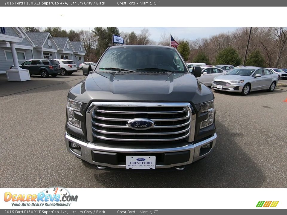 2016 Ford F150 XLT SuperCab 4x4 Lithium Gray / Black Photo #2