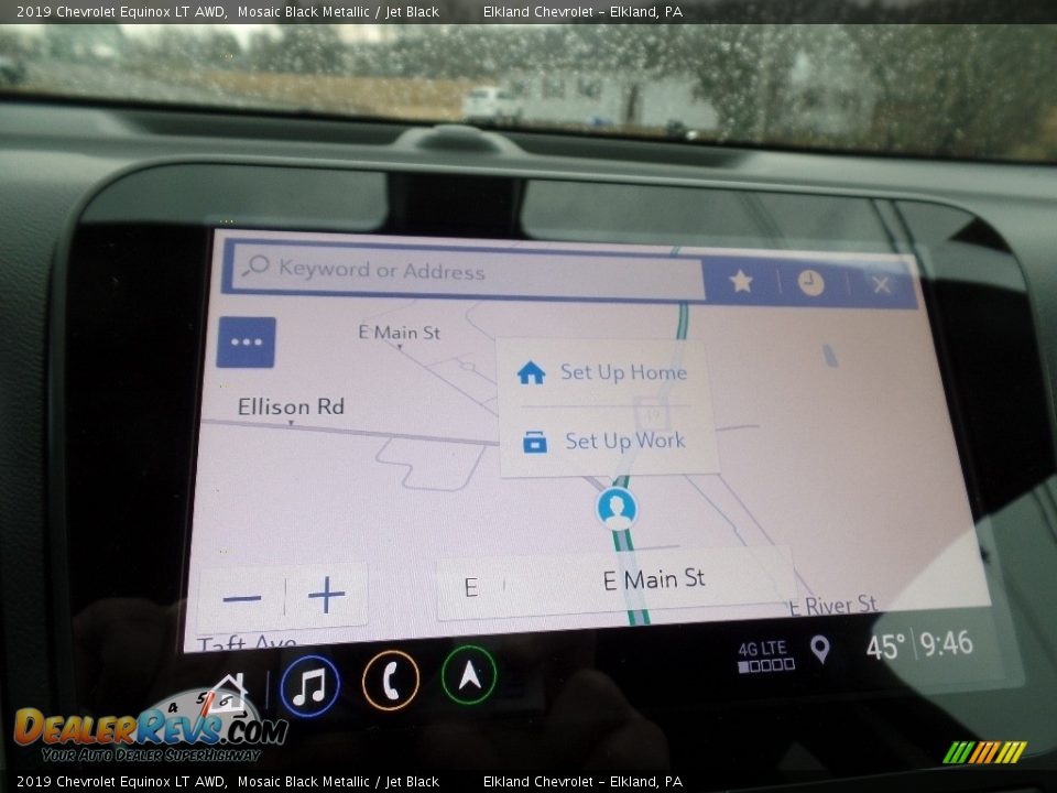 2019 Chevrolet Equinox LT AWD Mosaic Black Metallic / Jet Black Photo #33