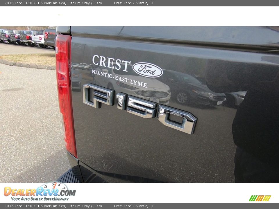 2016 Ford F150 XLT SuperCab 4x4 Lithium Gray / Black Photo #10