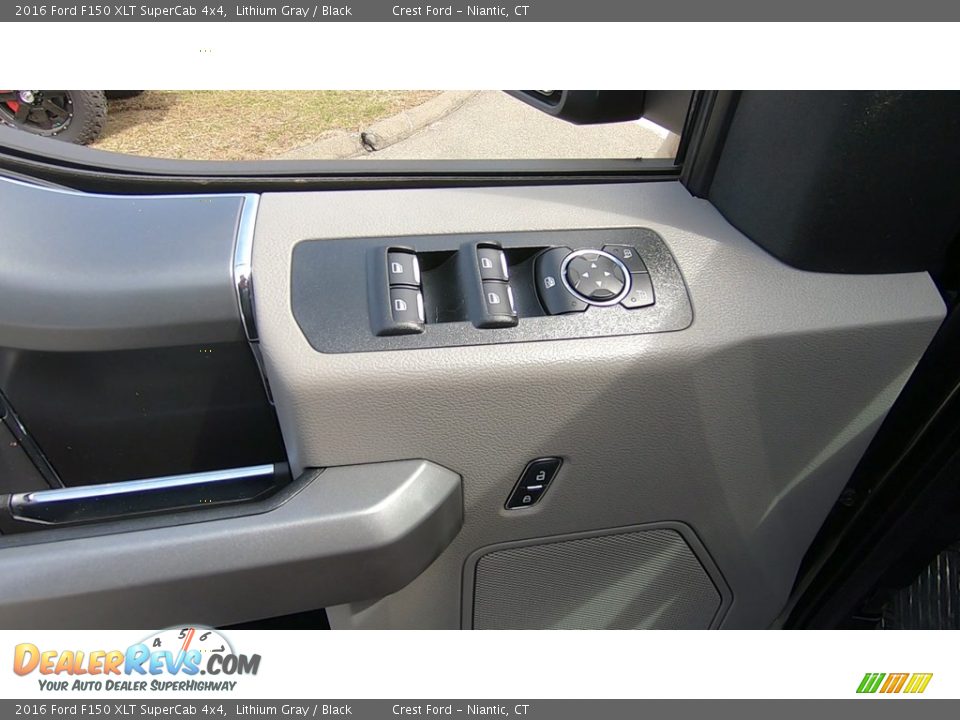 2016 Ford F150 XLT SuperCab 4x4 Lithium Gray / Black Photo #13