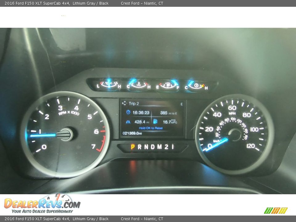 2016 Ford F150 XLT SuperCab 4x4 Lithium Gray / Black Photo #14