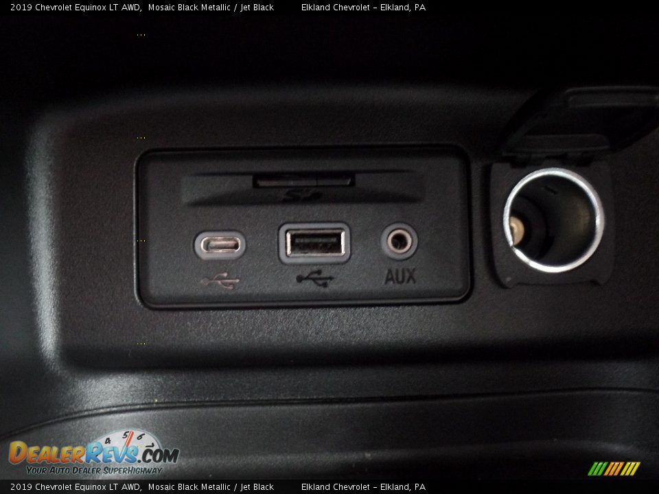 2019 Chevrolet Equinox LT AWD Mosaic Black Metallic / Jet Black Photo #36