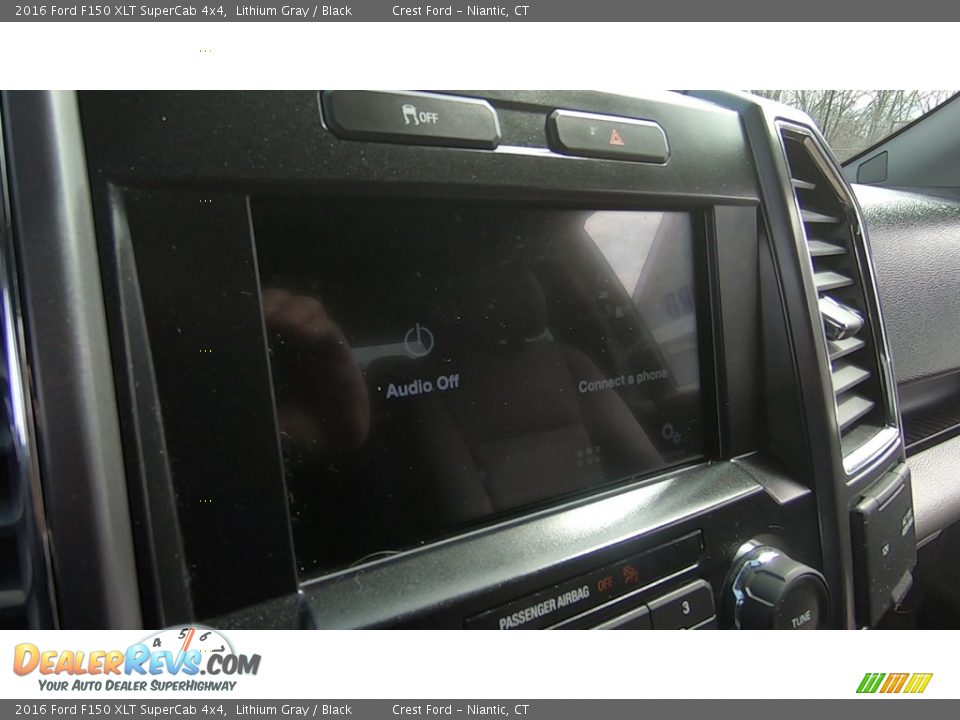 2016 Ford F150 XLT SuperCab 4x4 Lithium Gray / Black Photo #15