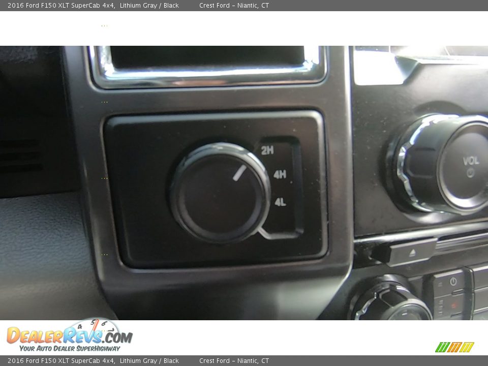2016 Ford F150 XLT SuperCab 4x4 Lithium Gray / Black Photo #17