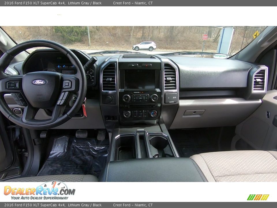 2016 Ford F150 XLT SuperCab 4x4 Lithium Gray / Black Photo #19