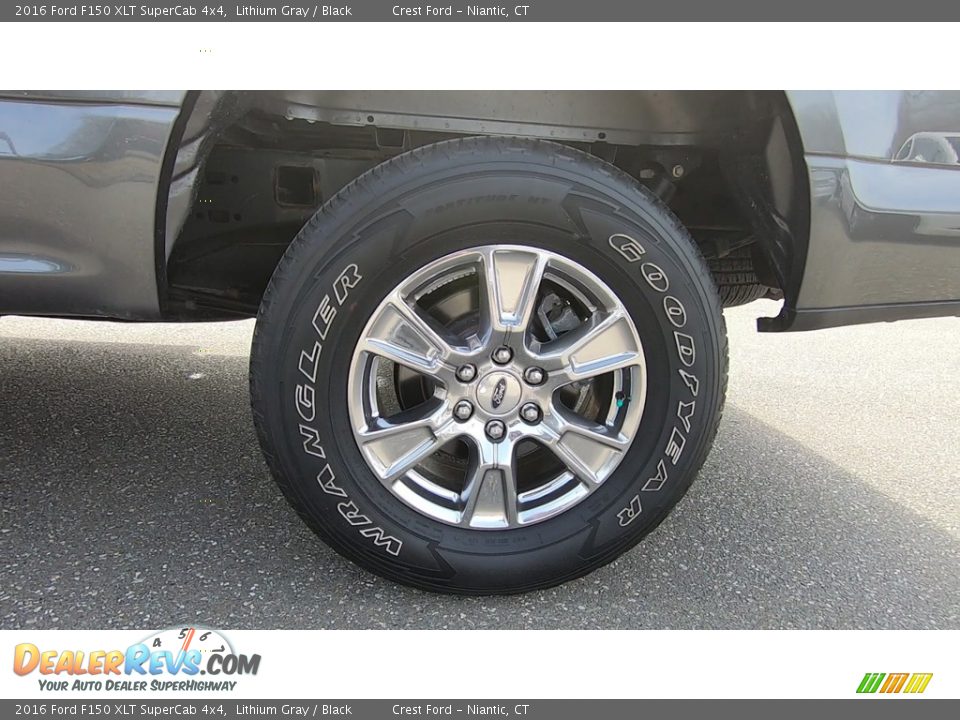 2016 Ford F150 XLT SuperCab 4x4 Lithium Gray / Black Photo #20